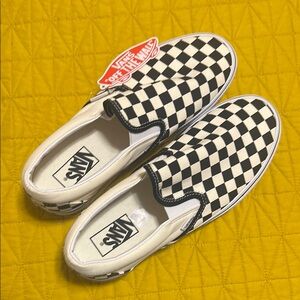 Vans Stackform Checkerboard Slip-Ons